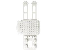 Cat Corner Groomer, Wall Scratcher Brush, 7.87x3.94 Inches Self-Grooming Pet Itch Tool, Soft Massage Bristles, Easy Installation, Home Furniture, Table Legs, Climbing Frames