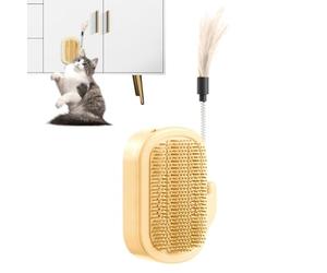 Cat Corner Scratcher - Grooming Brush and Massage Tool, Furniture Protector, Corner Scratching Mat | Rabbits, Dogs, Indoor Pets, Couch, Table, Home, Durable, Fun, Pet Care, Interactive