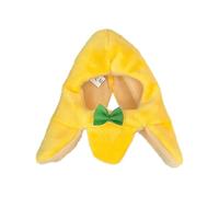 Cat Costume Banana Hat - Adorable Pet Headwear Hood Cat Caps | Funny Cosplay Prop Halloween Apparel | Small Dogs Kitten Cats Dress Up Accessories | Pet Party Costume Photography Prop Yellow