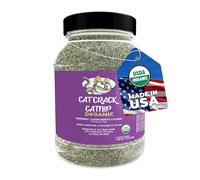 Cat Crack Hierba Gatera Orgánica, Mezcla De Hierba Gatera 100% Natural Que Energiza Y Emociona A Los Gatos. Ideal para Jugar, Entrenar Y Crear Nuevos Juguetes De Hierba Gatera (4 Tazas).