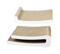 CAT CRACKING BOAB | Scratch De Cartón Gato Flexible | Juguetes Interactivos Estera Resistente A La Almohadilla De Rascado Para La Esquina Para Dormir Escalada Con La Ventana De Juego