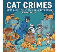 Cat Crimes: Cozy and Mysterious Coloring Book Featuring Playful Cat “Crimes” for Adults and Teens - Whimsical Scenes, Relaxing Creativity & Stress Relief