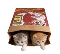 Cat Crinkle Bag - Interactive Paper Tunnel, Kitten Play Toy