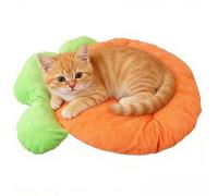 Cat Cushion, Animal Bedding, 13.78x13.78x1.57 Inches Carrot Pad Support, All-Season Pillow with Finish, Indoor Mat with Utility, Home Accessories for Sofa Floor Kennel Travel Backyard Balcony Shelter