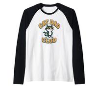 Cat Dad Club Funny Cat Dad para Hombre Camiseta Manga Raglan