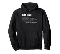 Cat Dad Definition - Divertido Gato papá para Hombre Sudadera con Capucha