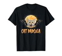 Cat Dad Halloween Costume Cat Dadcula Funny Cats Lovers Camiseta