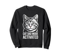 Cat Dad Mode Activated Sudadera