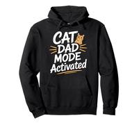 Cat Dad Mode Activated Sudadera con Capucha