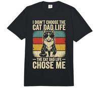 Cat Dad, no elegí la Vida de Cat Dad Comfort Colors Adult Heavyweight T-Shirt