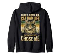 Cat Dad: no elegí la Vida de Cat Dad Sudadera con Capucha