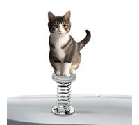 Cat Dashboard Decorations - Acrylic 2D Cat Head Shaking Figure | Car Dashboard Wobble Ornament, Cute Cats Desk Decor | Fun Interior Accessory For Office Home Computer Desk Car Display Use