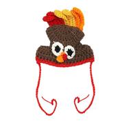 Cat Design Turkey Hat, Adorable Turkey Costume, Pet Turkey Hat, Funny Cat Turkeys Hat 25 cm or 35 cm for Event, Holidays, Indoor, Outdoor, Present, Styles, Dark Brown Color