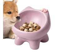 Cat Dishes Elevated | Neck Protection Anti-Slip Tilt Ceramic Water Plate | | Wide Opening -friendly Cat Raised Food Bowl for Eating Fatigue Raised Cat Bowl Neck Protection Anti-slip Ceramic Tilt
