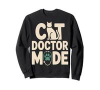 Cat Doctor Mode Vet Tech Amante de los Gatos Sudadera