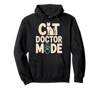 Cat Doctor Mode Vet Tech Amante de los Gatos Sudadera con Capucha