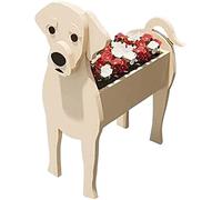 Cat Dog Planter Plant Pots Various Animal Shaped Cartoon Planter, PVC Material Cute Animal Shape Garden Flower Pot, Dog planters for Office Home Decor Gift(Labrador)