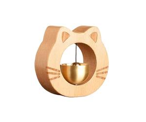 Cat Door Bell, Magnetic Chimes, 2.95x2.99 inches Shopkeeper Reminder Bell | Easy to Install, Animal Shaped Wind Chime for Fridges, Bedroom & Entry Doors