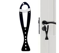 Cat Door Latch - 12.21x3.15x0.39 Inch Adjustable Pet Gate Holder, Dog Proof Door Strap, Cat Doors Lock Access Device, No Drilling Required, Safe Pet Barrier For Bedroom Cats