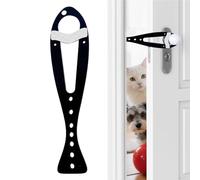 Cat Door Latch Holder, Dog Proof Door Strap For Cats, Easy Way Pet Stopper To Let's Cats In, Adjustable Pet Gate Holder For Living Room Bedroom Balcony Study Apartment Home