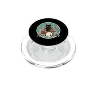Cat Drummer Rock Band Music Lover Drum Drumsticks PopSockets PopGrip para MagSafe