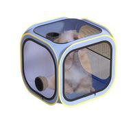 Cat Dryer Box, Portable Grooming House, 19.69x19.69x19.69 Inches Anti-Hair Flying Clean Cage, Pet Drying Station for Small Large Cats, Puppies, Convenient Indoor Outdoor Use