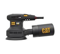 CAT DX461 - Lijadora orbital (125 mm, 400 W, 5000-14000 rpm, diámetro de 2,5 mm, incluye caja de polvo ciclónico, velocidad variable y extracción de polvo)