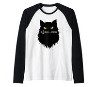 Cat Ecuación de Schrödinger dependiente del tiempo Camiseta Manga Raglan