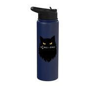 Cat Ecuación de Schrödinger dependiente del tiempo Stainless Steel Insulated Water Bottle