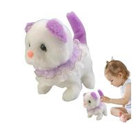 Cat Electronic Cat Stuffed Animal Realistic Kitten Toy, Soft Electronic Cat for Kids, Battery-Powered Cat Plush, Plush Cat Toy, Realistic Cat 7.87x3.54x5.91 pulgadas for Children