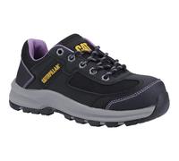 Cat Elmore Steel Toe S1P - Zapatos de trabajo para mujer, negro, 41 EU ancho
