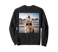 Cat En Budapest, Hungría Sudadera