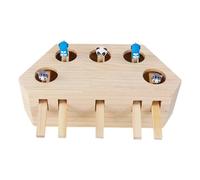 Cat Enrichment Toys Indoor Cats, Fun Cat Exercise And Enrichment Toys, Whack-A-Mole Style Cat Toy Playtime, Engaging Scratching Toy, Interactive Wooden Cat Scratch Toy With 5 Holes, For Active Cats