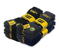 Cat erpillar CAT 12 pares de calcetines de trabajo reales para mujer y hombre, calcetines de trabajo, calcetines de negocios, tallas 35-50, 12 pares de colores mezcla2, 39-42