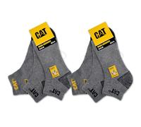 Cat erpillar CAT Work SNEAKERS - 6 pares de zapatillas de trabajo, calcetines de trabajo, tallas 39-50, 6 Pares Gris Melange, 43-46