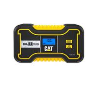 Cat erpillar CBC10 Cargador de batería Profesional de 10 amperios/mantenedor de batería para baterías de Plomo ácido de 6 V/12 V y baterías de Litio de 12 V