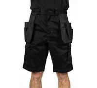 Cat erpillar Essential - Pantalones cortos elásticos con bolsillo para hombre, Negro, 48