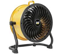 CAT ERPILLAR (HVD-14AC) Ventilador circulador de aire de tambor de alta velocidad de 14 pulgadas con cabezal de tambor ajustable de 360 grados de grado industrial resistente y motor de 4 velocidades
