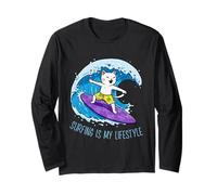 Cat está surfeando una ola - SURFING IS MY LIFESTYLE 1 - Fan Fun Manga Larga