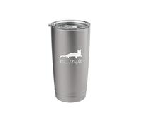 Cat Ew People Humor Adulto Hombres Mujeres Introvertido Anti-Social Vaso térmico de acero inoxidable de doble pared