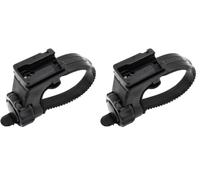Cat Eye Flex-tight, Soporte Faro Cateye AL Manillar Halterung F 252 R Frontlampen H34, Negro, 22-32 Mm (Paquete de 2)