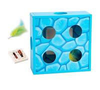 Cat Feather Game, Automatic Feather Box, Cat Toy Maze, Feather Teaser Toy, Cat Toy, Cat Play Maze, Feather Motion Toy Funny Cat Feather Toy Intelligent Sensing, Battery Powered