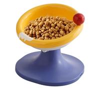 Cat Feeder | 60 Degree Tilted Ergonomic Raised Dish,Ergonomic Ceramic Cat Bowl | For Apartment Small Breed Indoor Pet Treat Home Kitten