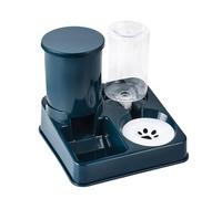 Cat Feeder and Water Dispenser, 2-in-1 Pet Bowl, Non-Slip Pet Feeder, Portable Pet Food Dispenser, Detachable Automatic Feeders,Travel Pet Feeder, Pet Food and Water Dispenser,
