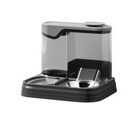 Cat Feeder and Water Dispenser, Dog Pets Food and Waterer Bowl Set Automatic Refill, Large Capacity Pet Feeding Station for Vacation Travel Home Indoor & Outdoor Use