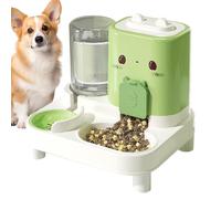 Cat Feeder Automatic | 2 en 1 Dog Food | Smart Pet Waterer for Indoor Outdoor Home Travel Vacation Kitten Puppy Bunny