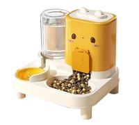 Cat Feeder Automatic,2 In 1 Automatic Dog Food Feeder - Detachable Feeding & Watering Supplies For Dispensing Bunny Home Puppy Outdoor Indoor Travel Vacation Drinking