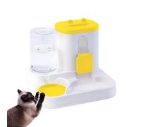 Cat Feeder Dispenser - Large Capacity Automatic Dog Water Dispenser | Leakproof Pet Feeder - 2 in 1 Feeders Ensures Steady Supply Easy Refill System Ideal for Cats Dogs Kittens Puppie