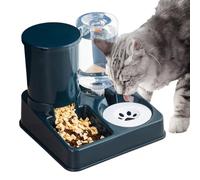 Cat Feeder Dispenser, Pet Water Station, Portable Feeding Bowl, Non-Slip Base Design, Detachable Automatic System, Ideal for Daily Hydration and Mealtime Routines at Home or While Traveling