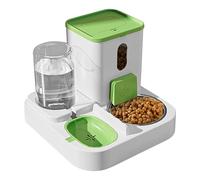 Cat Feeder, Pet Feeder, Large Capacity Automatic Sturdy Material Compact Design Easy Refill Convenient Use Non Slip Base, Cat Food Dispenser for Home, 11.02x11.02x8.86inches